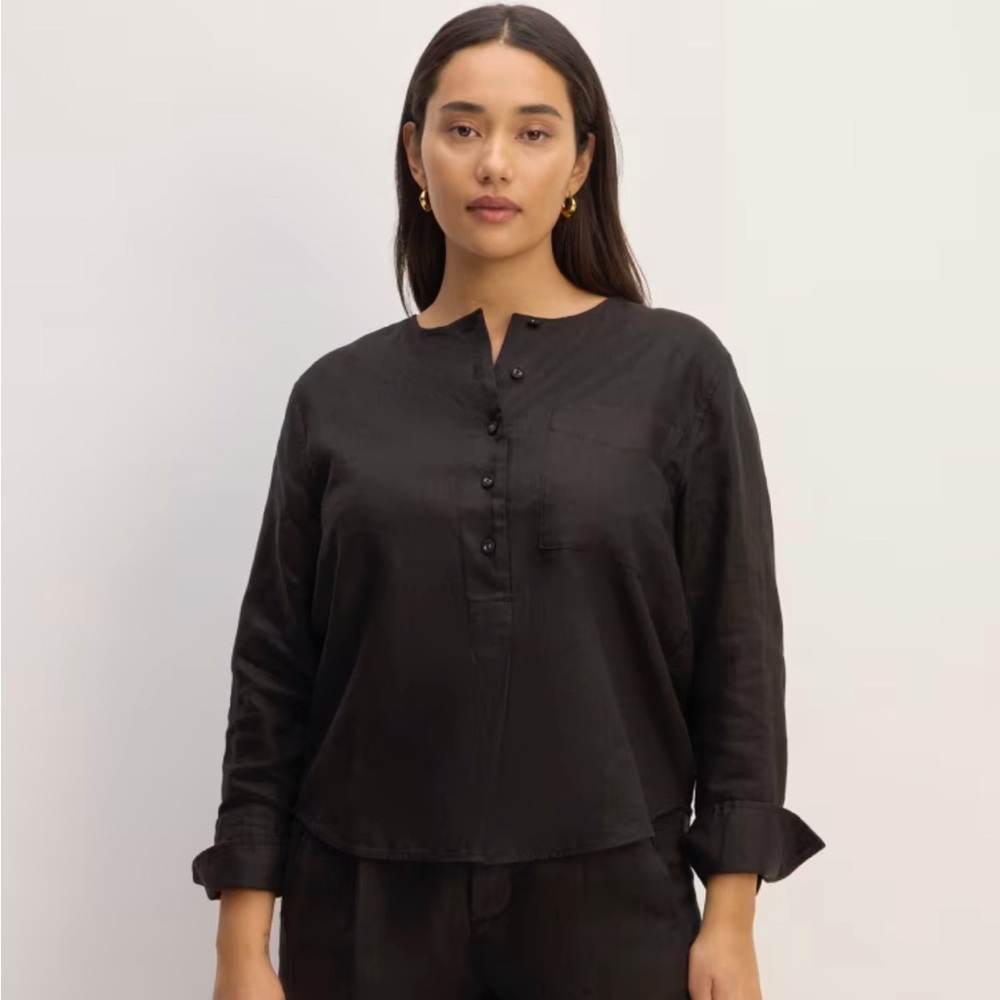Everlane The Popover Shirt in Linen